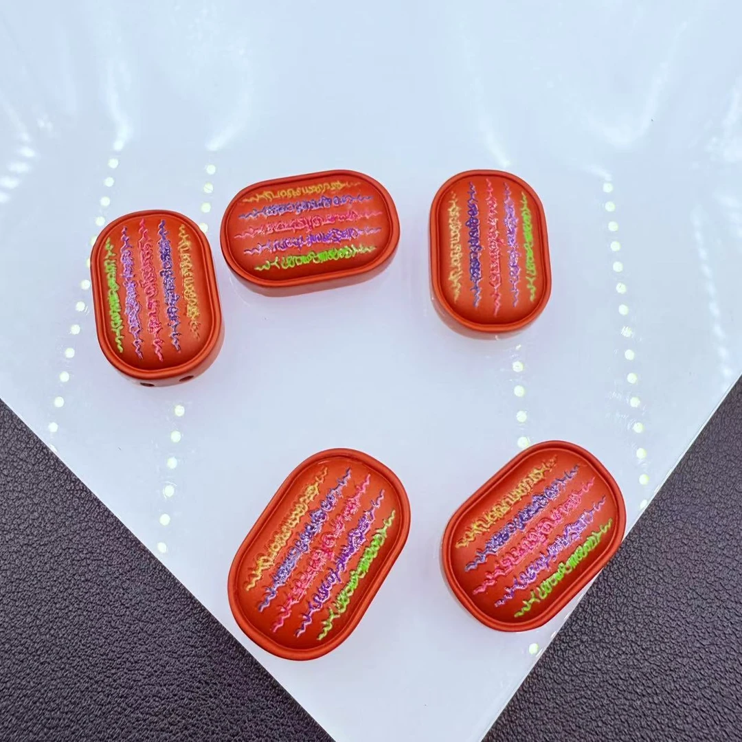 天然辰砂「戴琴珠宝」FR6570-辰砂绘彩五条配件（多样性发其一）