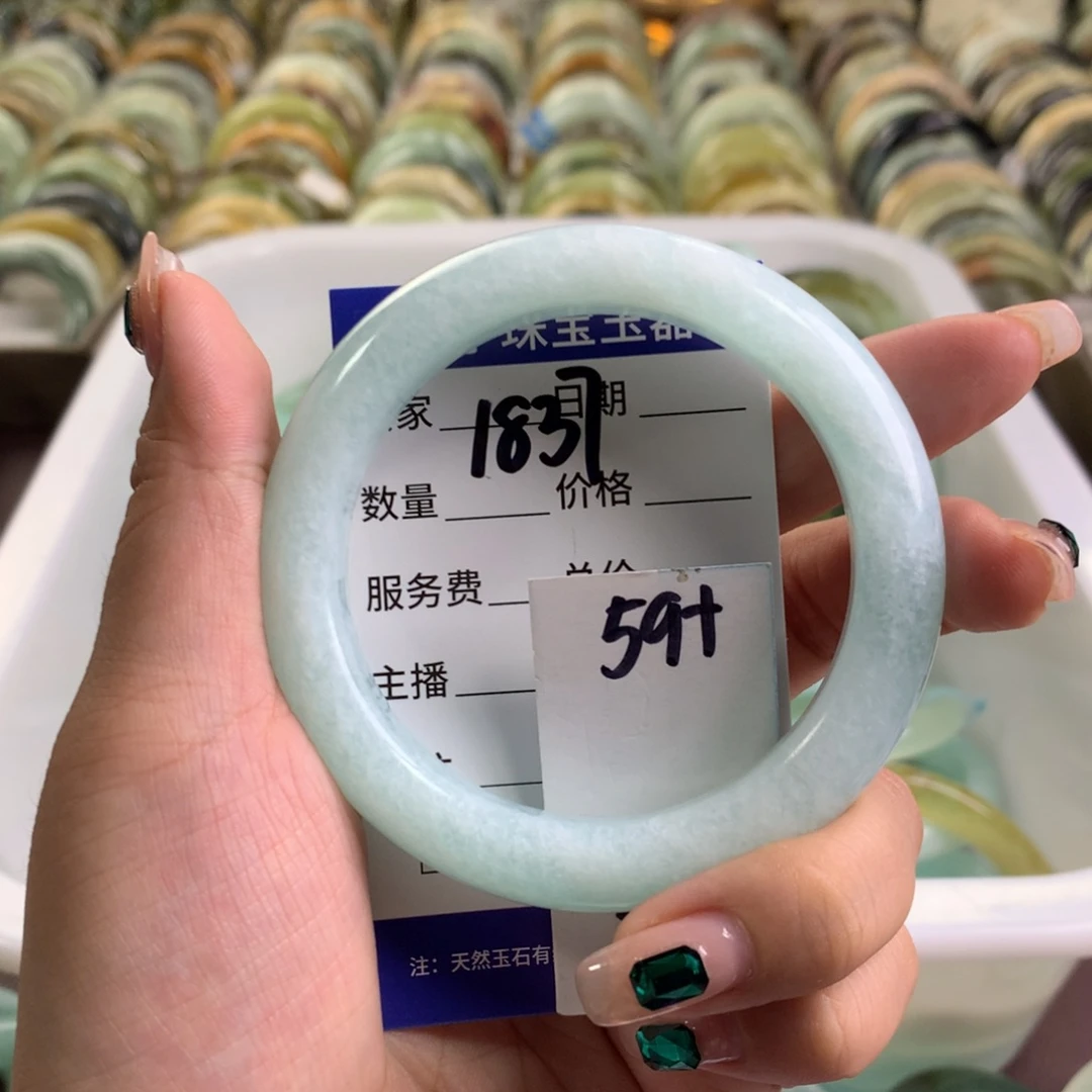 蛇纹石玉未镶嵌手镯1837