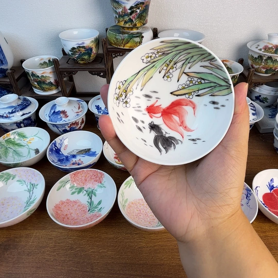 忠意堂釉下彩金玉满堂