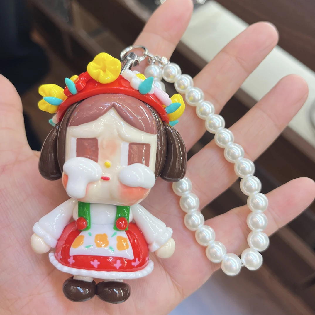 M128红色裙子哭娃挂件