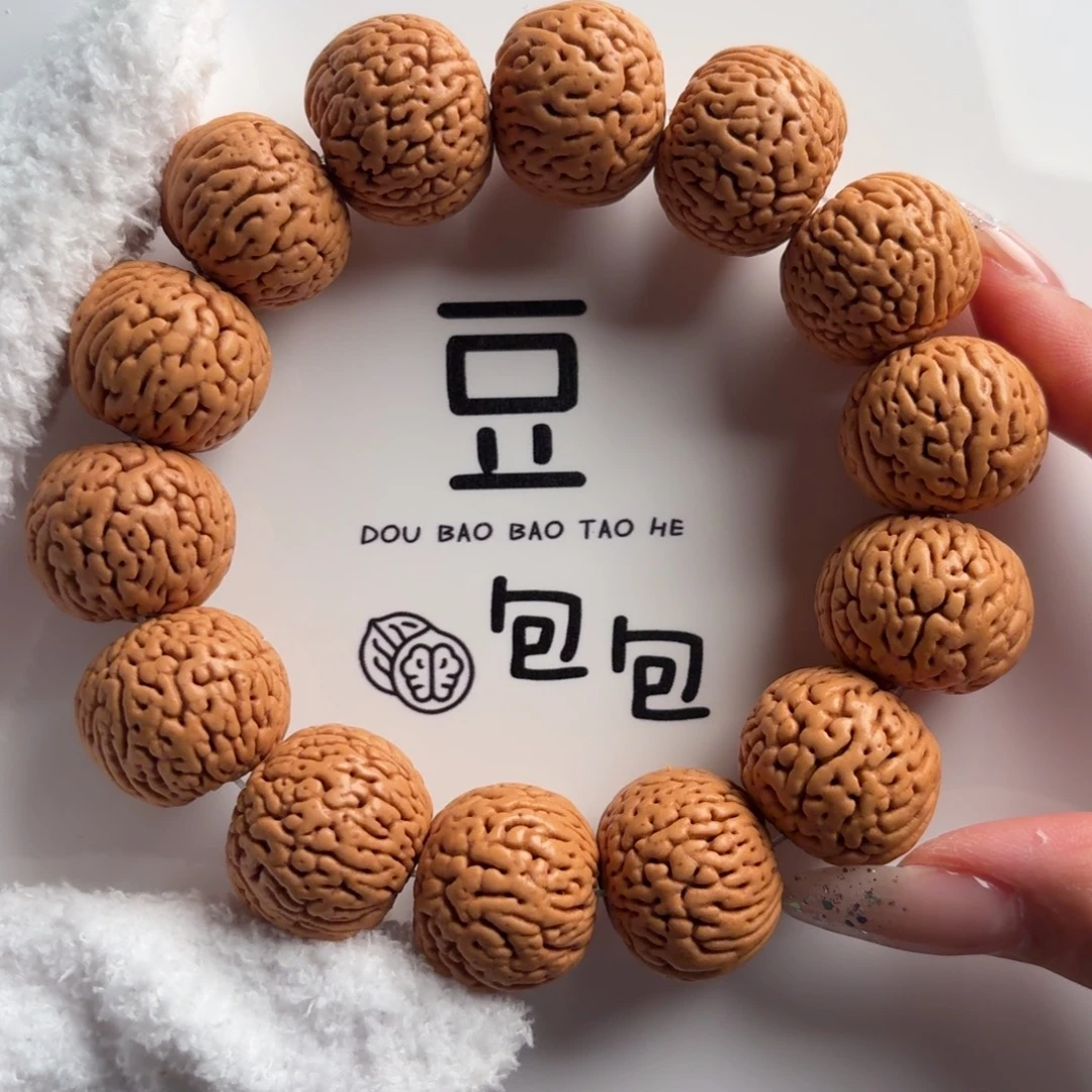 吊坠桃核23+精品白月光原皮原色