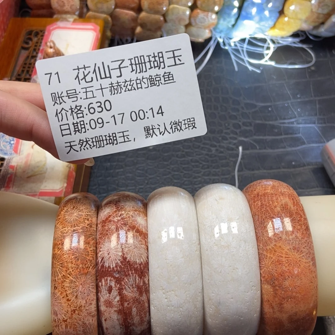 五***鱼未镶嵌硅化珊瑚（珊瑚玉）珠宝半成品71