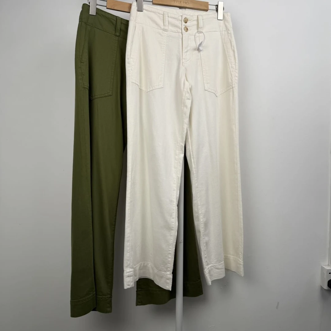 1192裤子显瘦休闲裤百搭时尚夏季不规则气质直筒潮流女士设计师