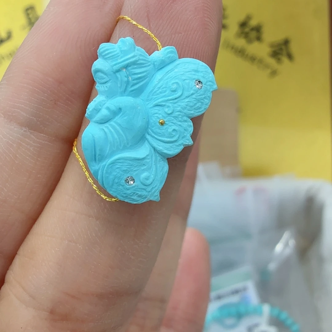 未镶嵌绿松石珠宝奇石