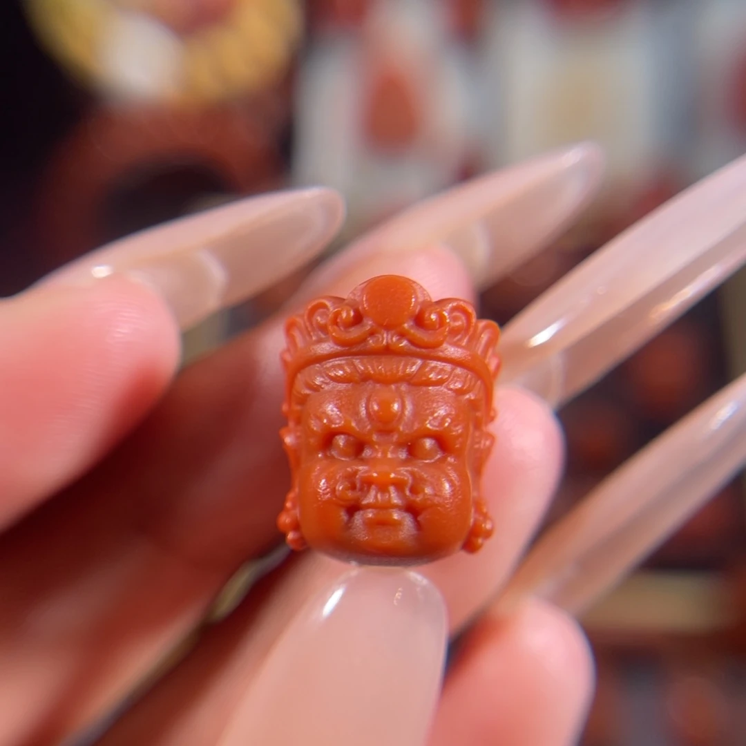 南红玛瑙未镶嵌黄财神16*13.2