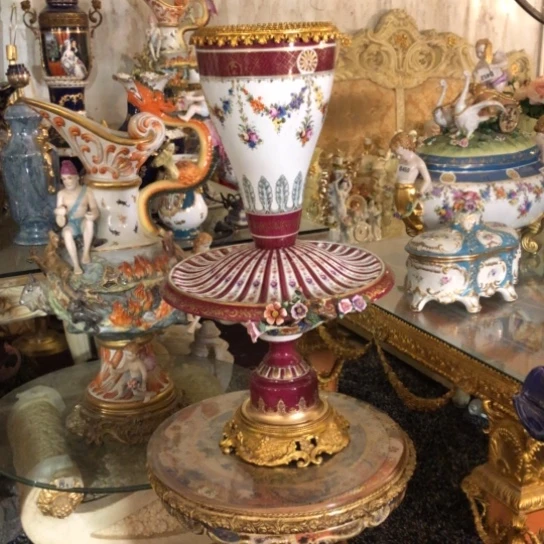 陶瓷高64厘米左右手工艺老货出口瓷库存孤品