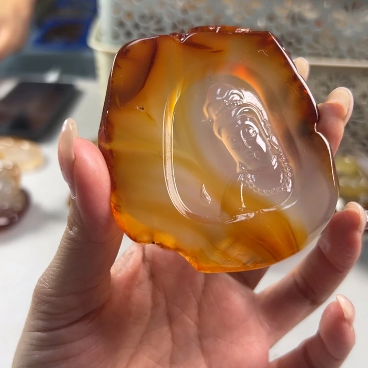 玛瑙/玉髓吊坠(不含链)未镶嵌