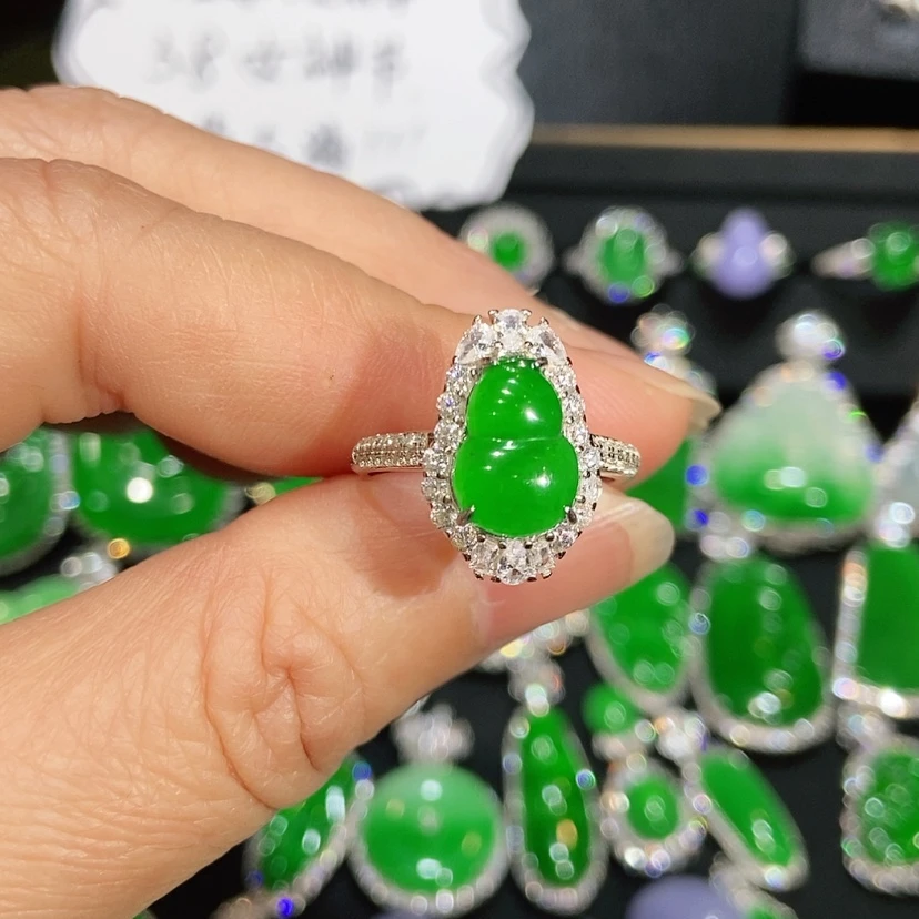 【闪购商品】翡翠戒指未镶嵌天然翡翠