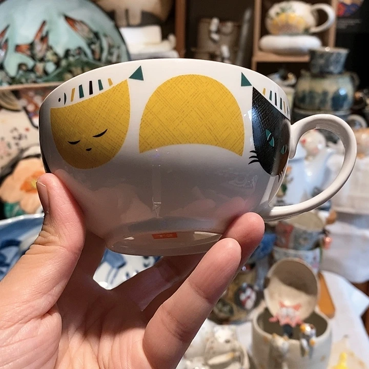 搪瓷咖啡杯猫咪…………