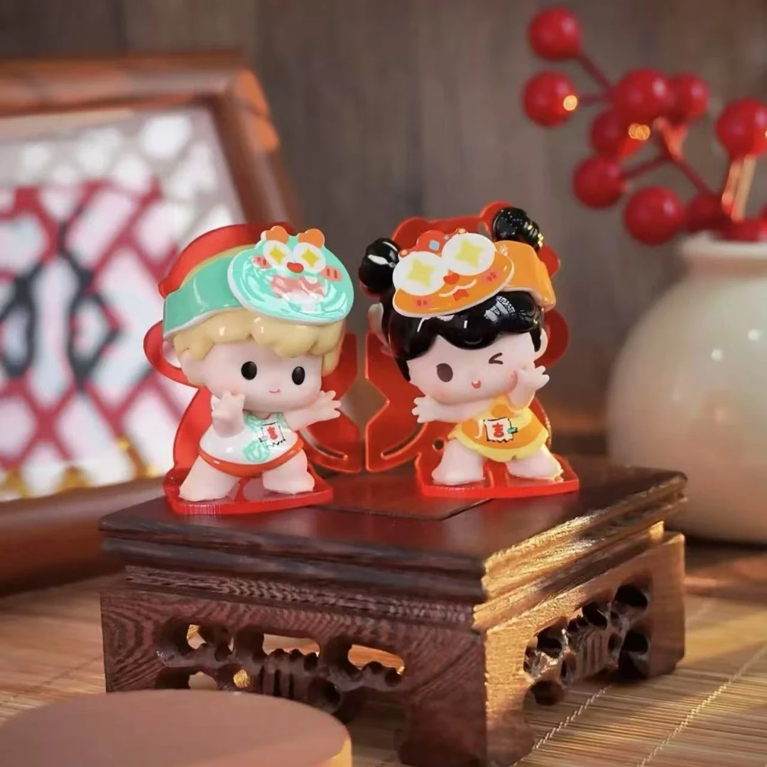 ZOZO&YOYO左右逢源系列mini盲盒可爱潮玩萌粒可做钥匙扣