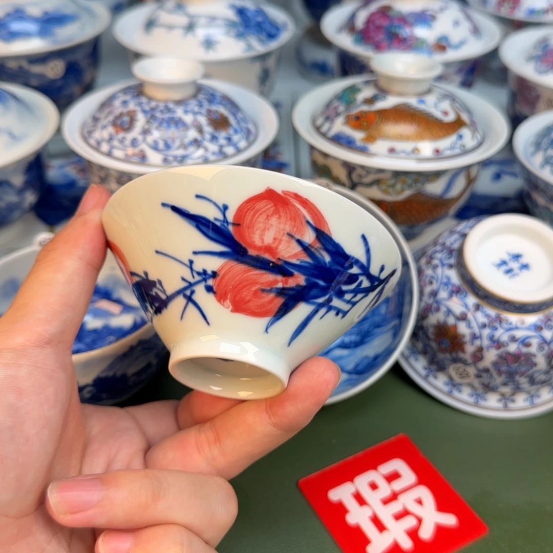 彦祖纯手工手绘茶具144