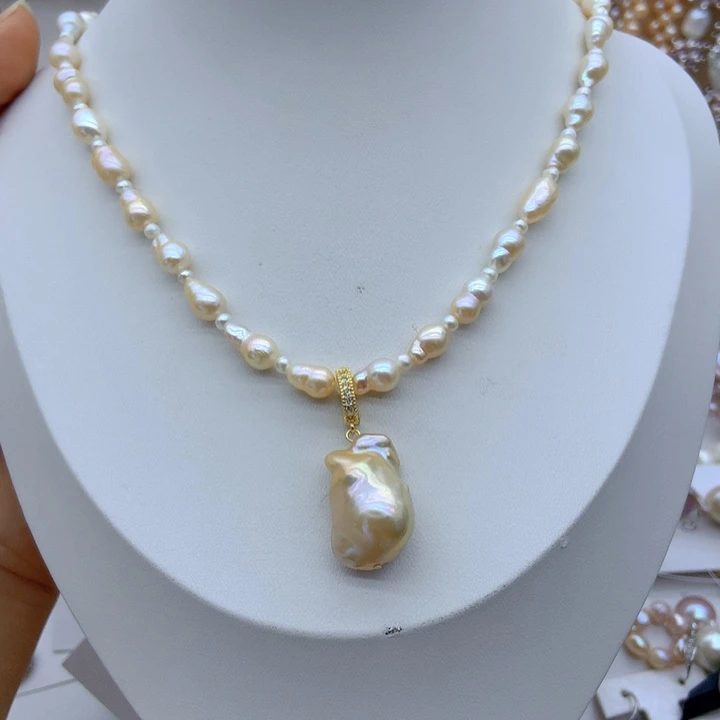 淡水珍珠未镶嵌颈饰