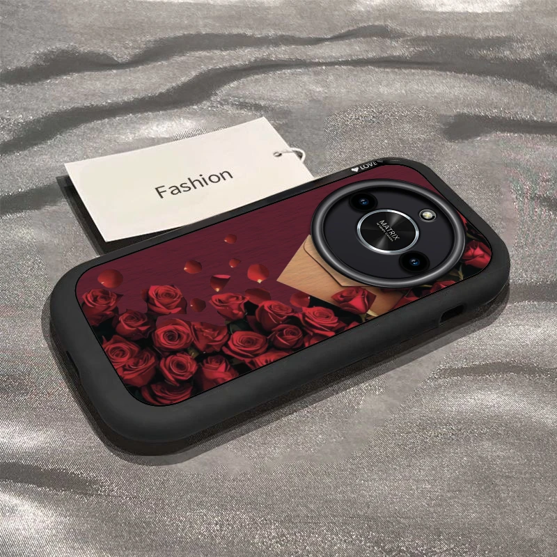 满屏玫瑰适用华为畅享70X活力版手机壳新款畅享70X卡通公仔全包