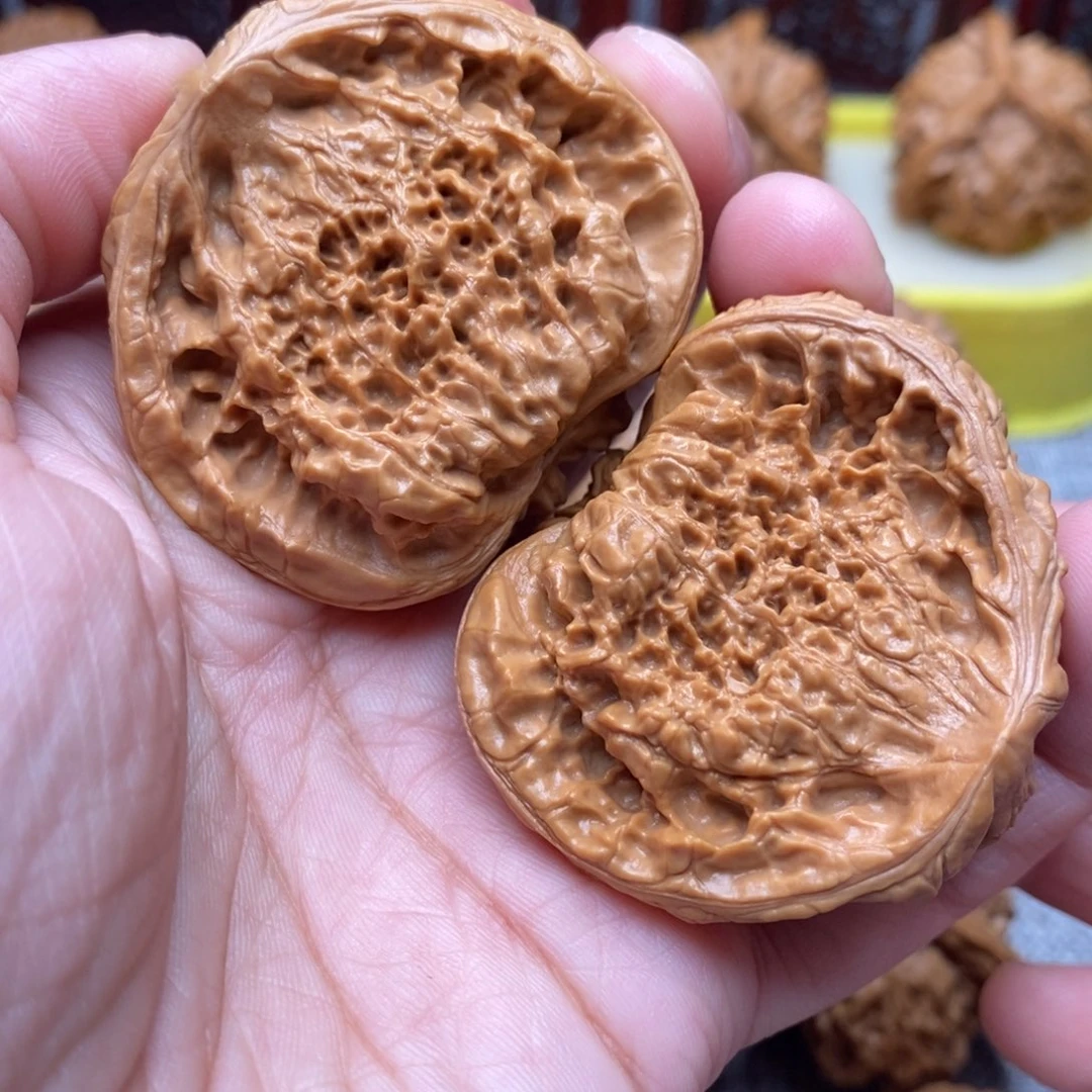 文玩核桃把件全品毕业聚宝盆45+尺