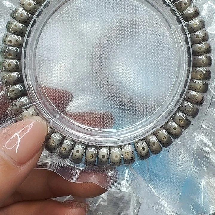 星月菩提手串549传说黑灰星月菩提94药片单圈