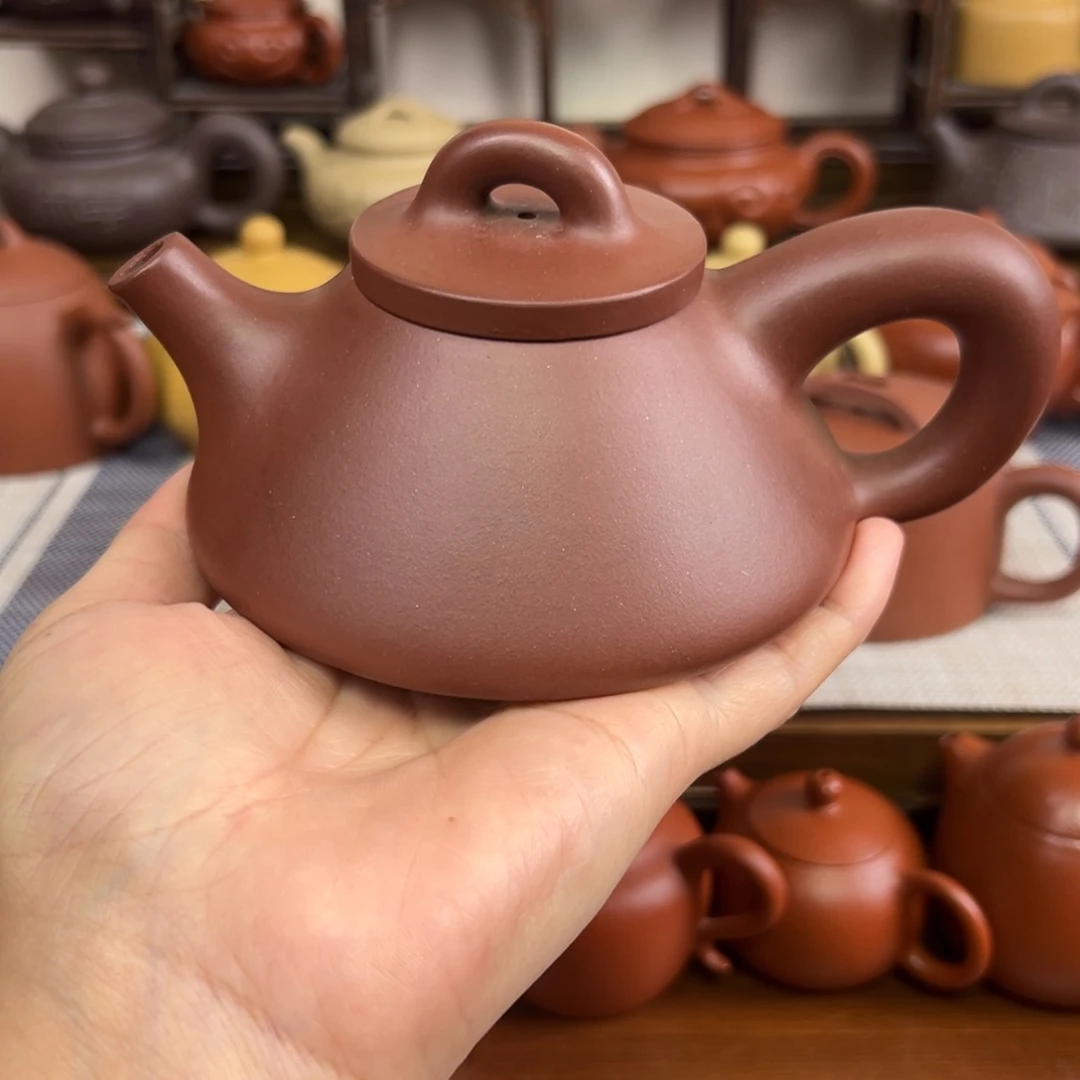 *****茶壶紫砂底槽清霸王石瓢180cc微瑕