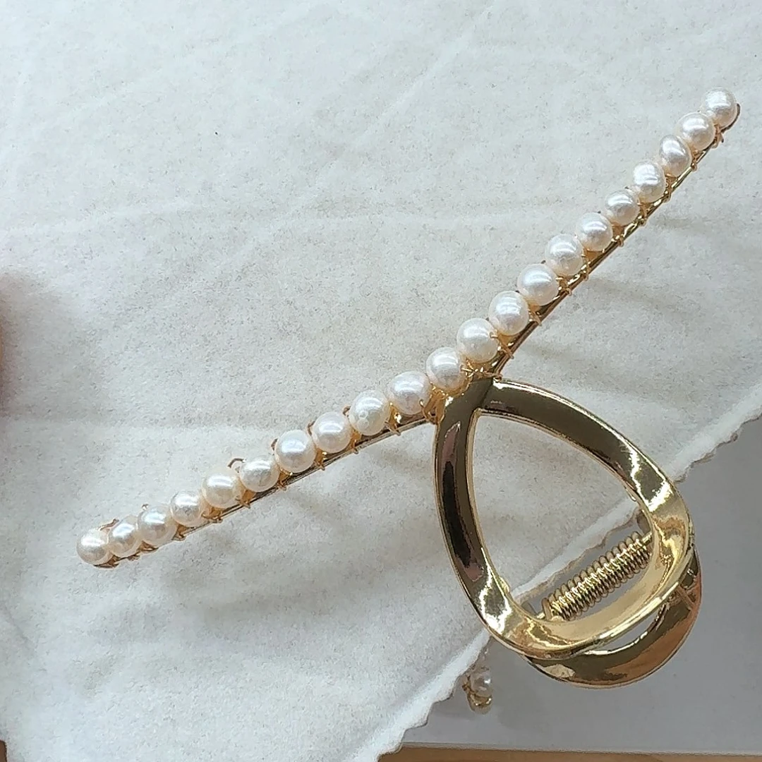 未镶嵌淡水珍珠发饰