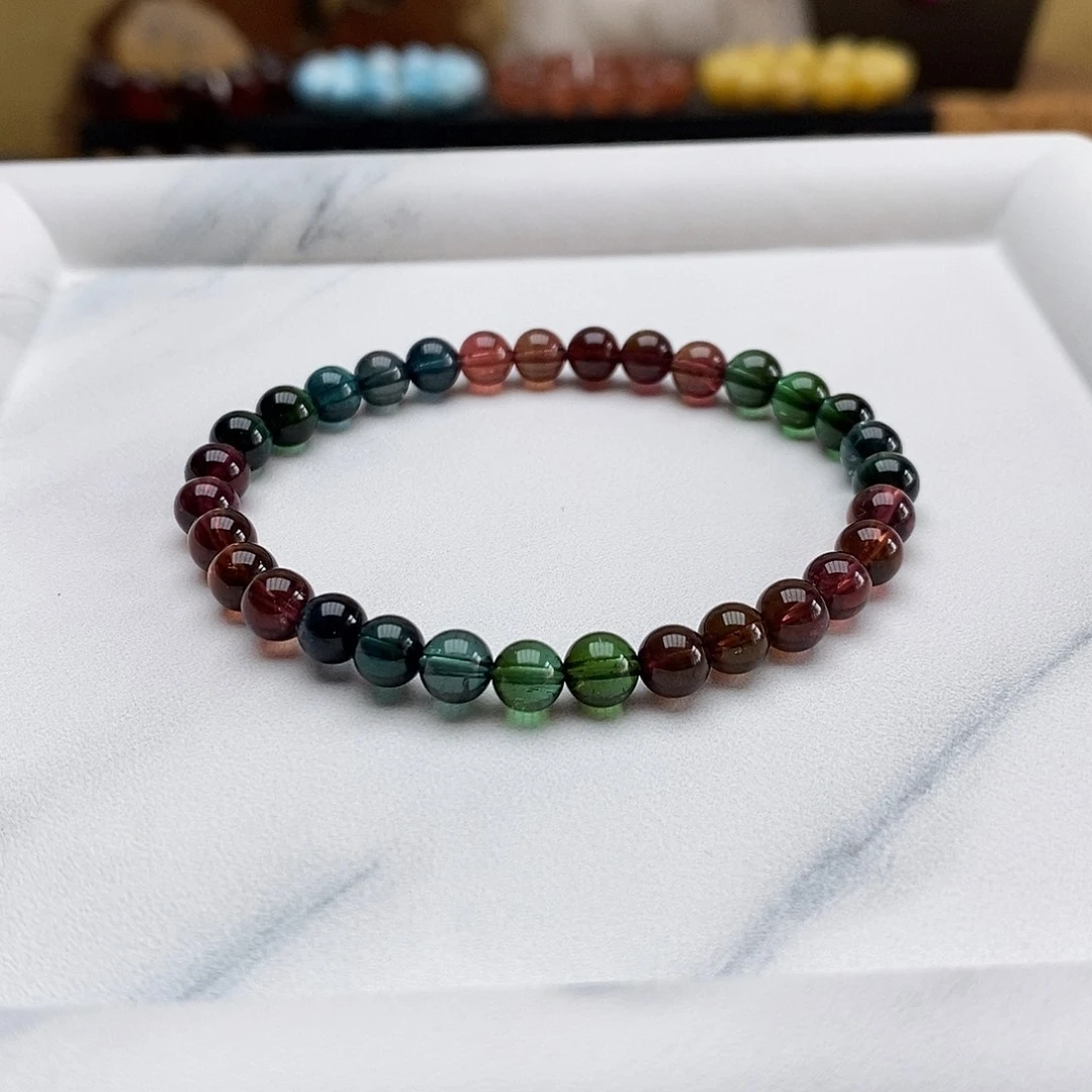 未镶嵌手链碧玺手链