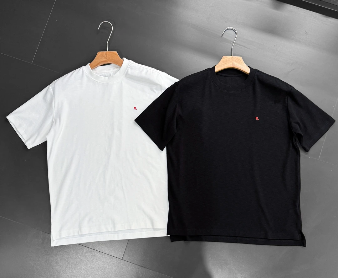 棉混纺基础合身圆领短袖