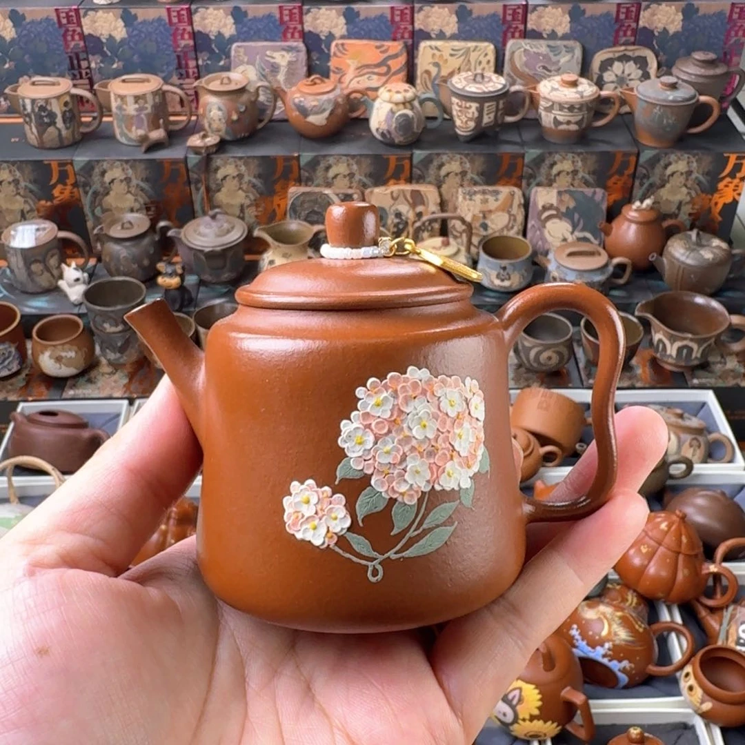 茶壶紫砂150ml原矿精工半手
