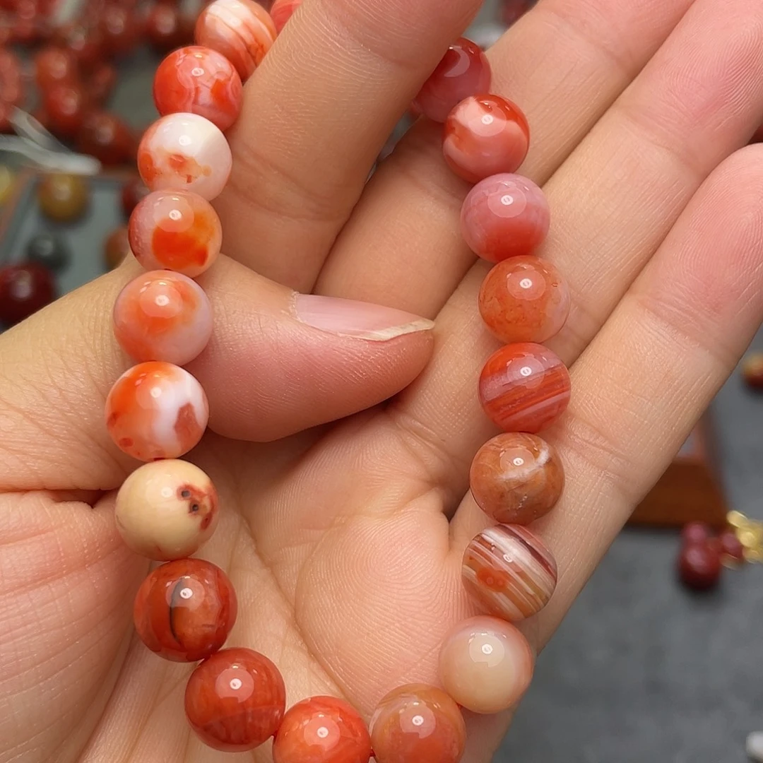 未镶嵌单珠南红玛瑙9多样性发1