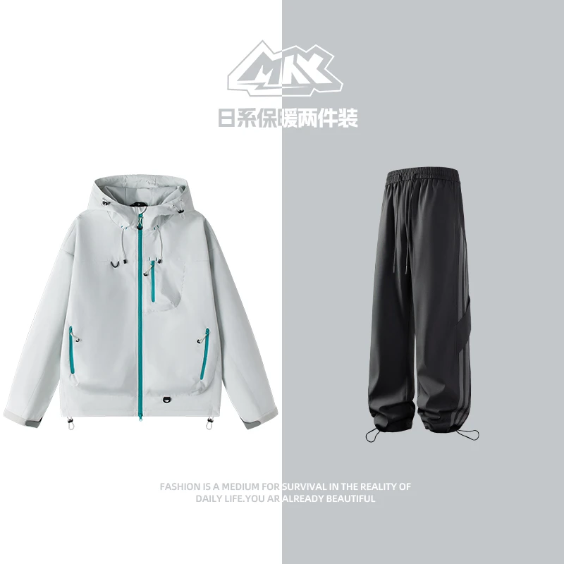 【老宋专属】UNDER ZONE  25AW新款多巴胺宽松情侣休闲套装