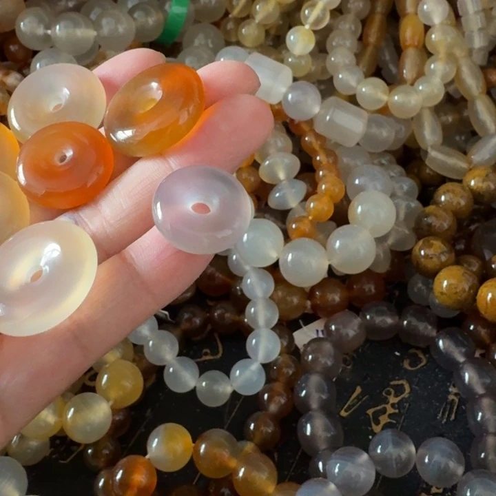 玛瑙/玉髓颈饰合金平****真22013