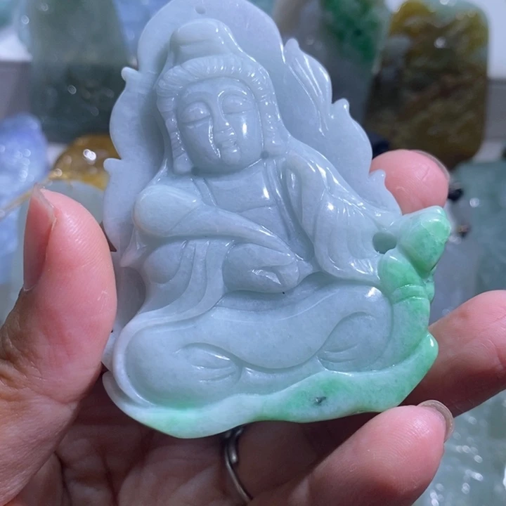 【闪购商品】颈饰未镶嵌翡翠观音