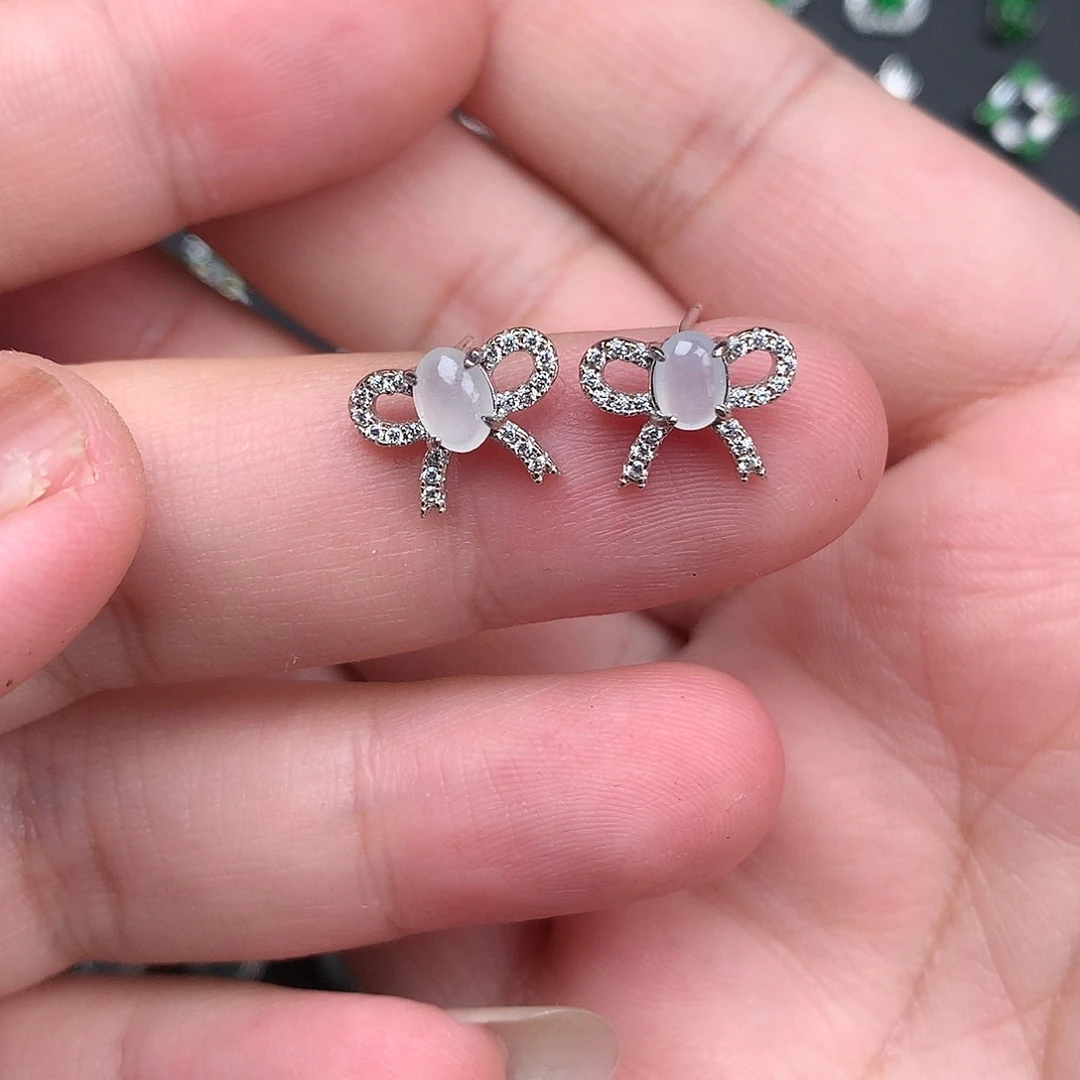 翡翠银S925镶嵌颈饰