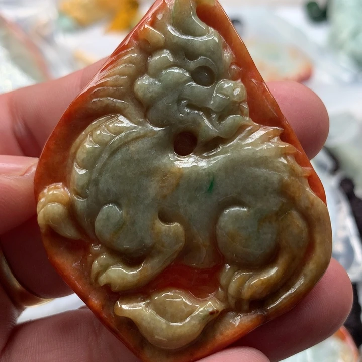 颈饰未镶嵌翡翠保真天然a货翡翠