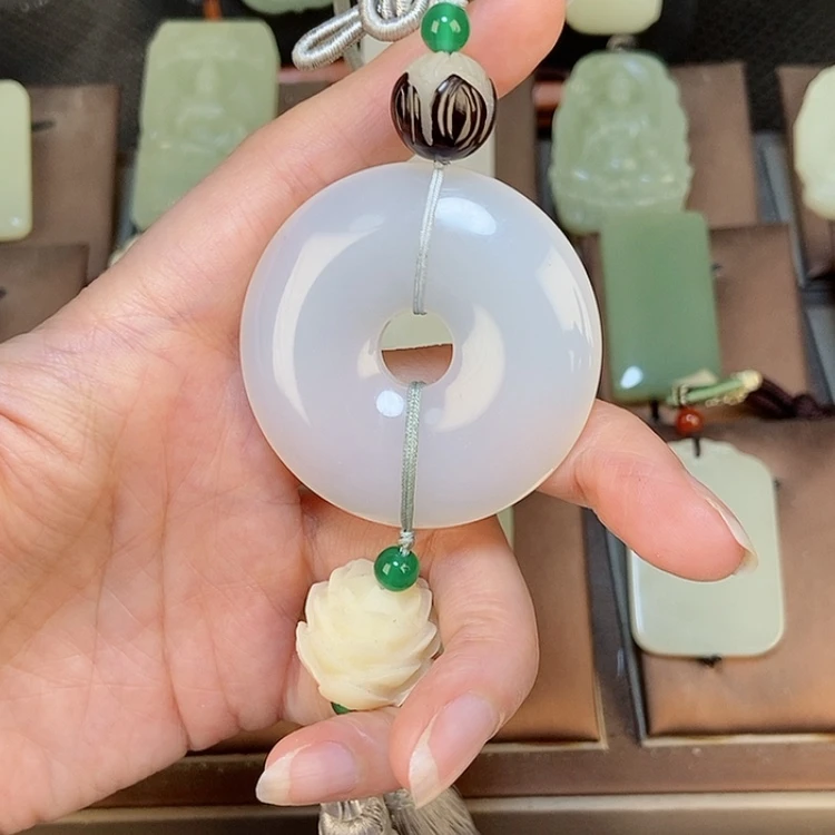 【闪购商品】玛瑙/玉髓车挂未镶嵌