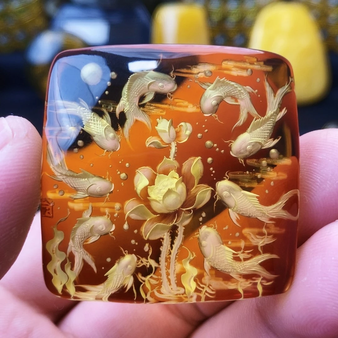 【闪购商品】未镶嵌吊坠(不含链)金珀