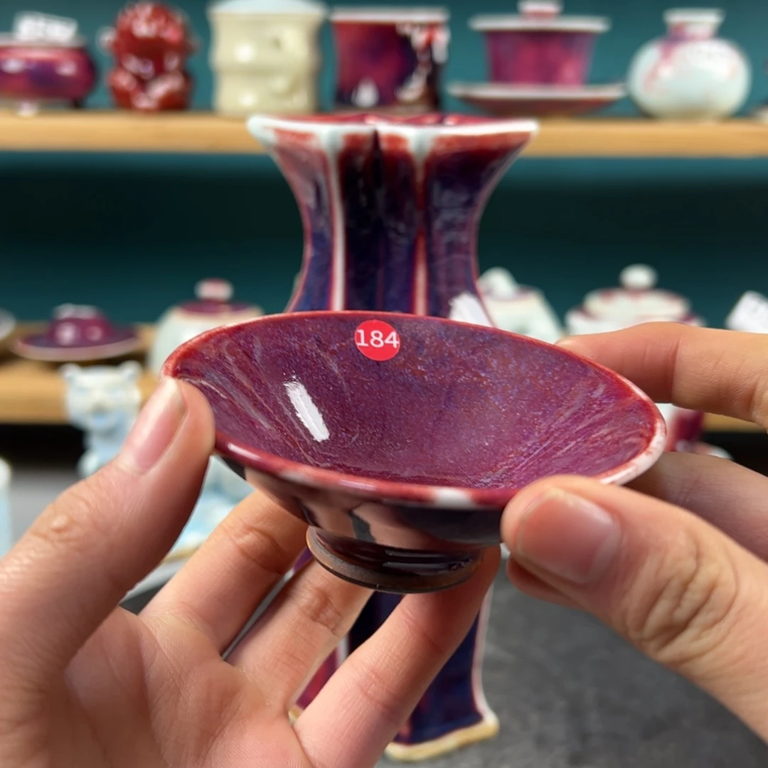 瓷片微瑕主人杯纯手工