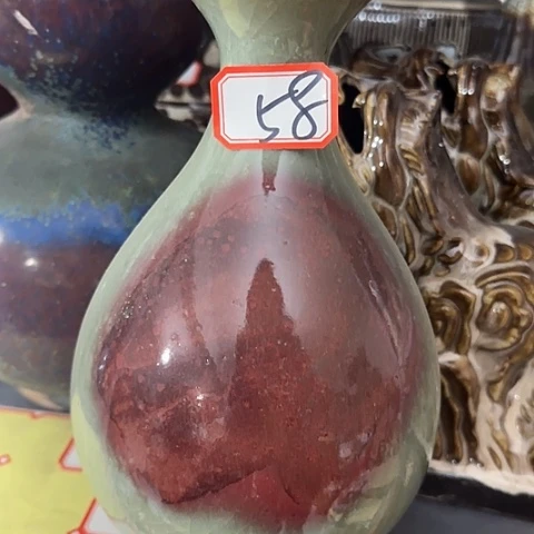 瓷片国营厂库存微瑕22厘米58