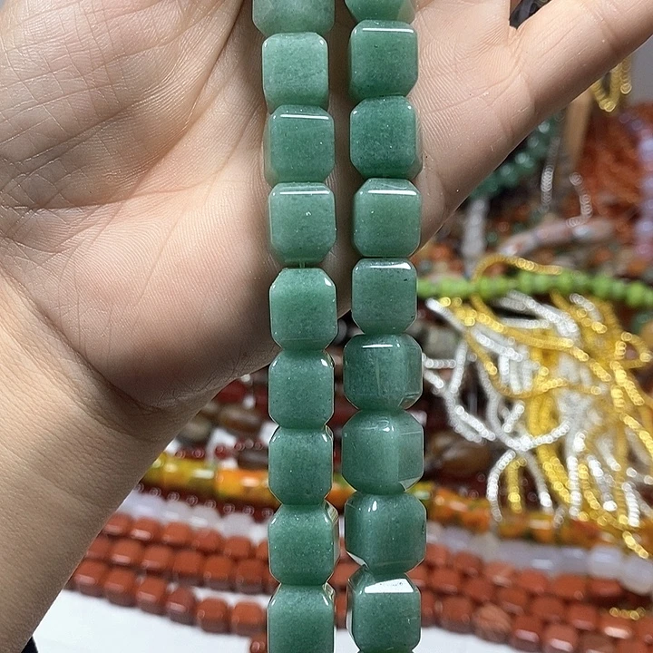 玛瑙/玉髓未镶嵌珠宝半成品天然东陵玉卡10*12mm