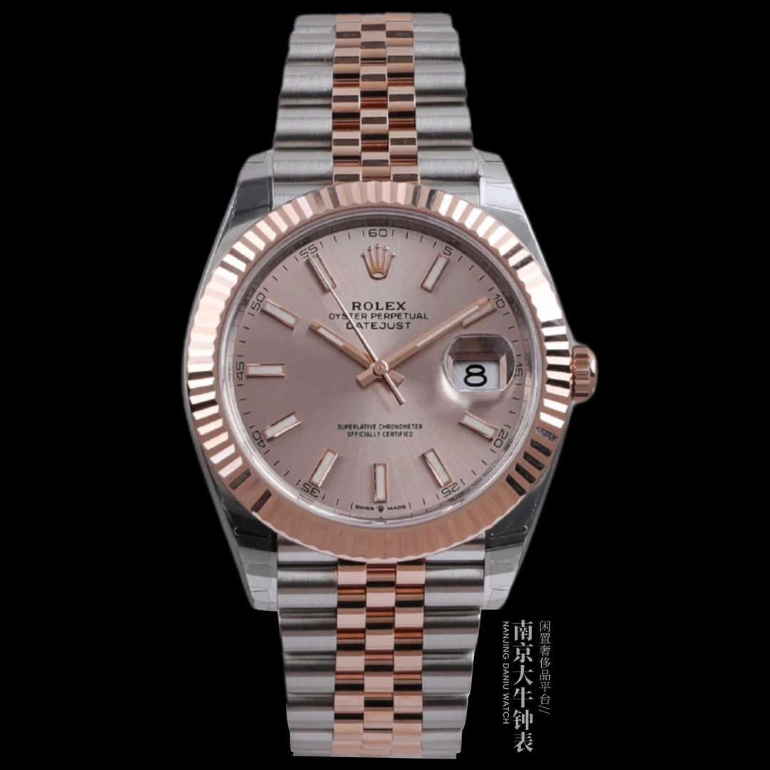 未使用 Rolex/劳力士 S/间玫瑰金126331/25年未使用全套/41mm