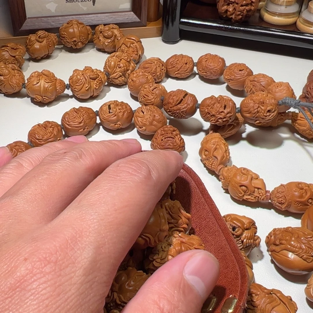 狗***子橄榄核手串/手链疯癫生肖