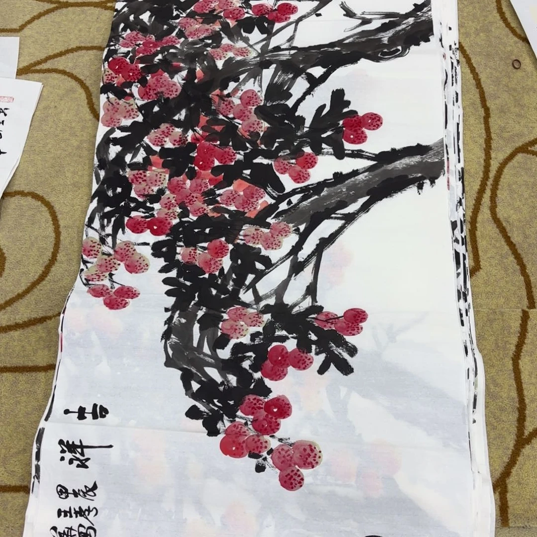 国画王孝华四尺李欣主播