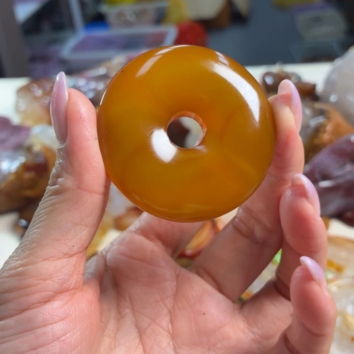 玛瑙/玉髓未镶嵌吊坠(不含链)