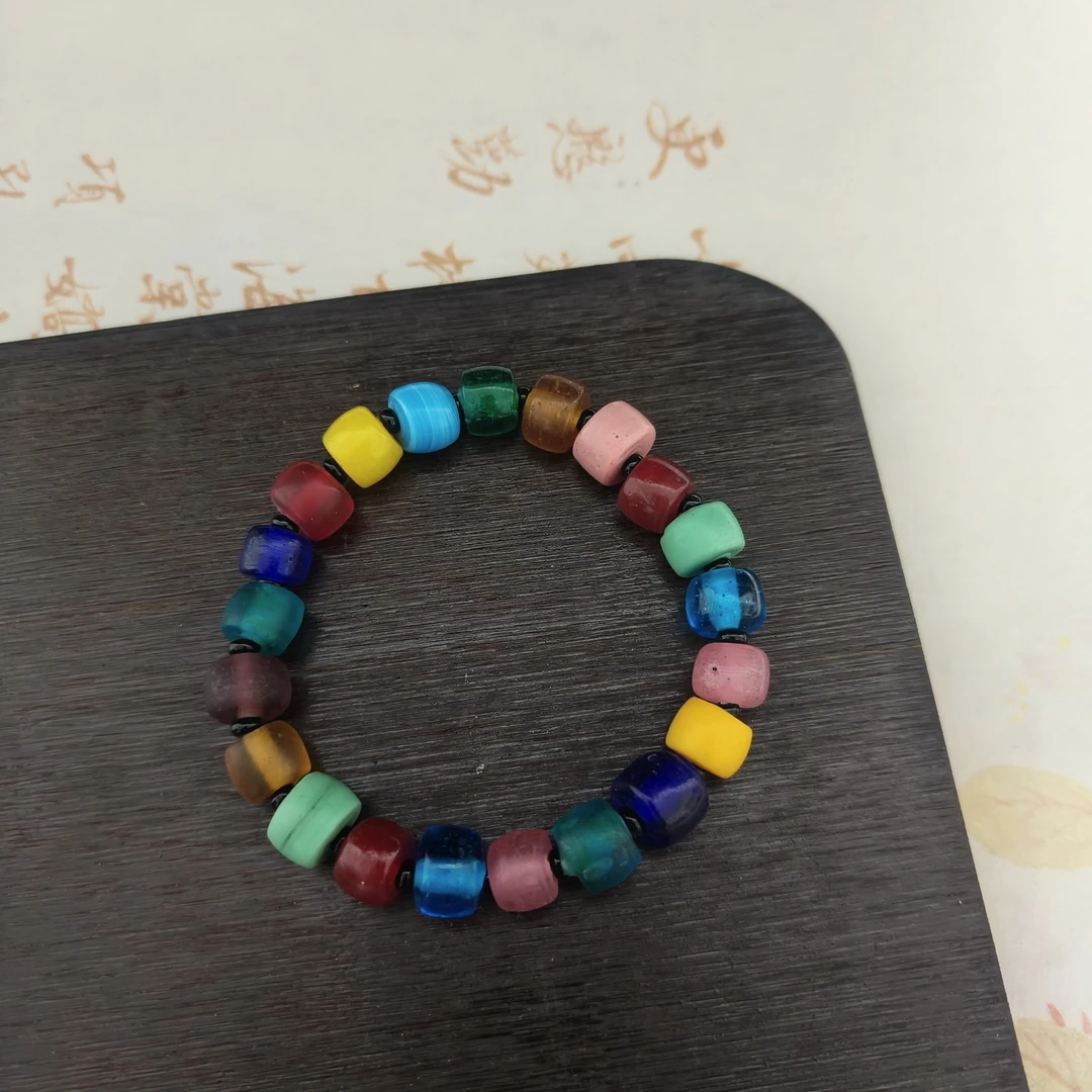 老琉璃复古百搭多宝手串5011703