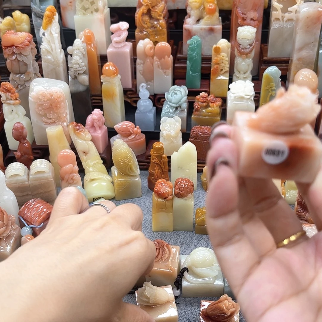 寿山石印石?*兔691包邮包刻