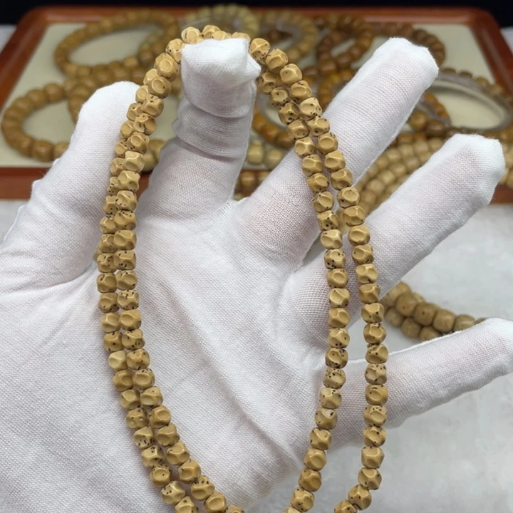 星月菩提手串巧克力无相6号