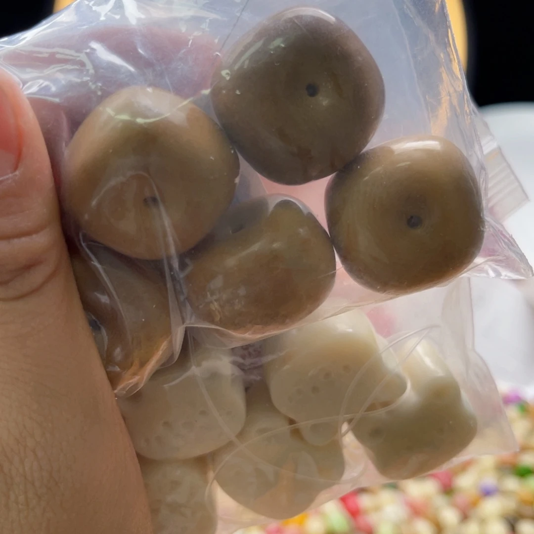 吊坠白玉菩提呓*灬f21+mm/10颗象牙果锅底