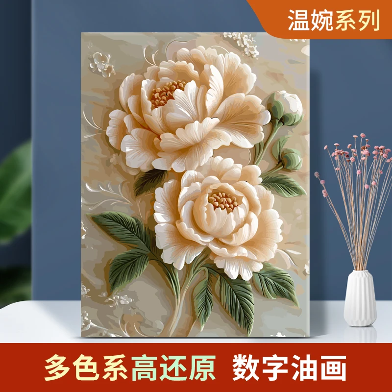 ziru gong yi pin/子儒画艺diy数字油画精选温婉系列高品质装饰画