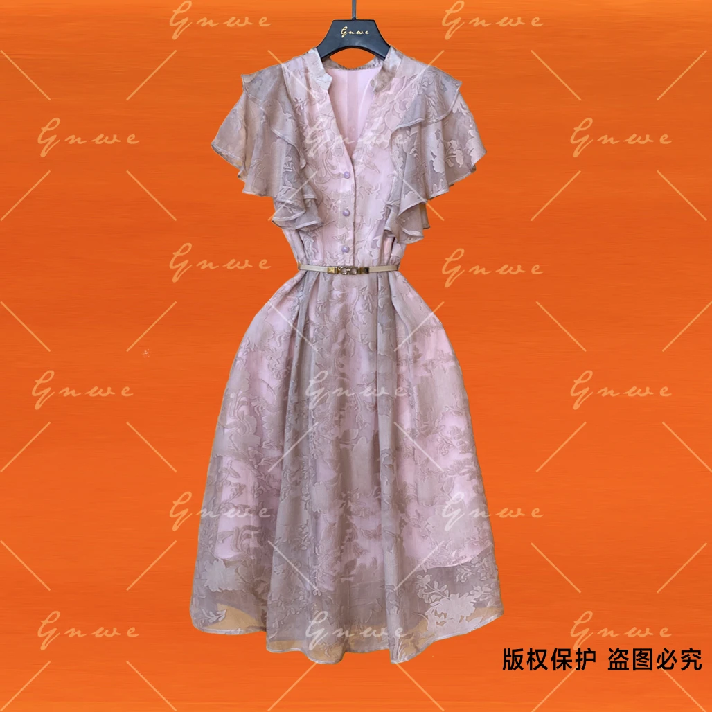 【私人订制】气质轻奢拼接时尚显瘦连衣裙G0411