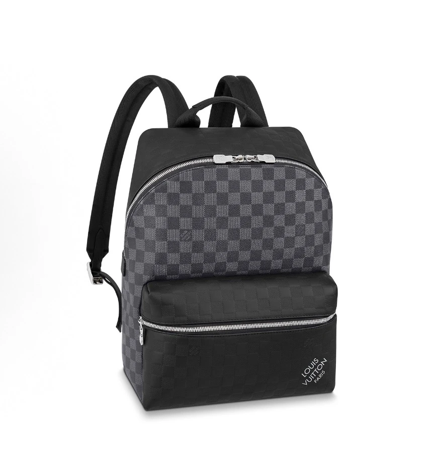 99新 LouisVuitton/路易威登 Discovery 经典棋盘格双肩包 F734