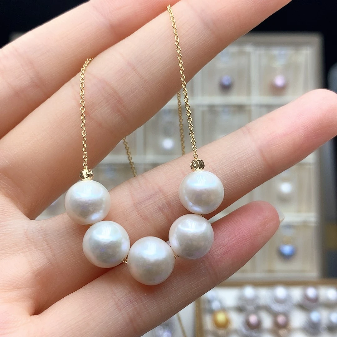 淡水珍珠合金颈饰