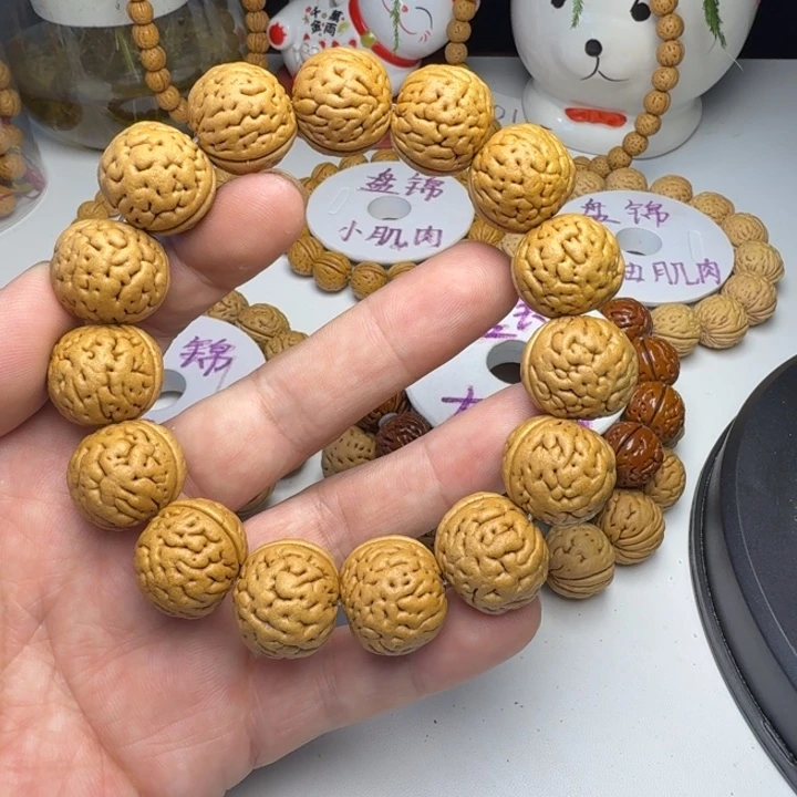 快***乐吊坠桃核文玩桃核手串