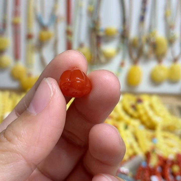 南红玛瑙未镶嵌珠宝半成品配饰
