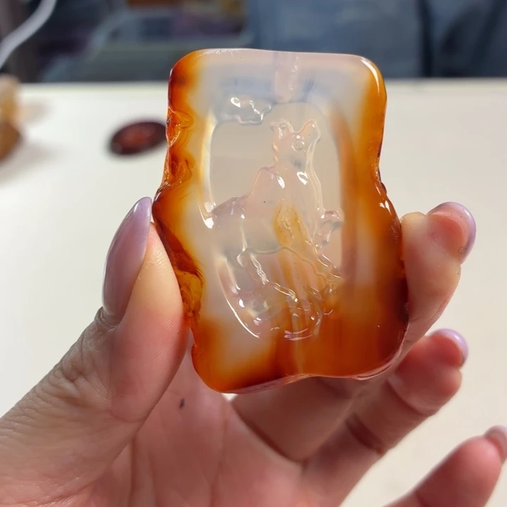 玛瑙/玉髓未镶嵌吊坠(不含链)